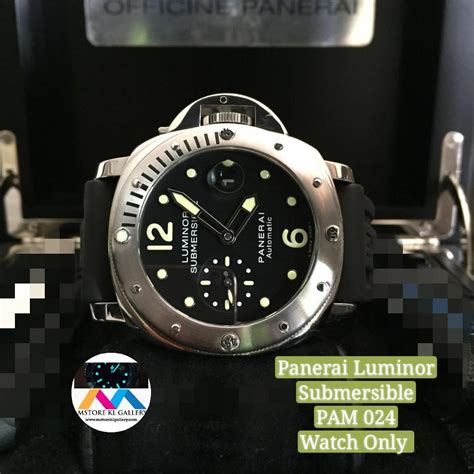 panerai luminor submersible pam 024|Panerai Luminor submersible for sale.